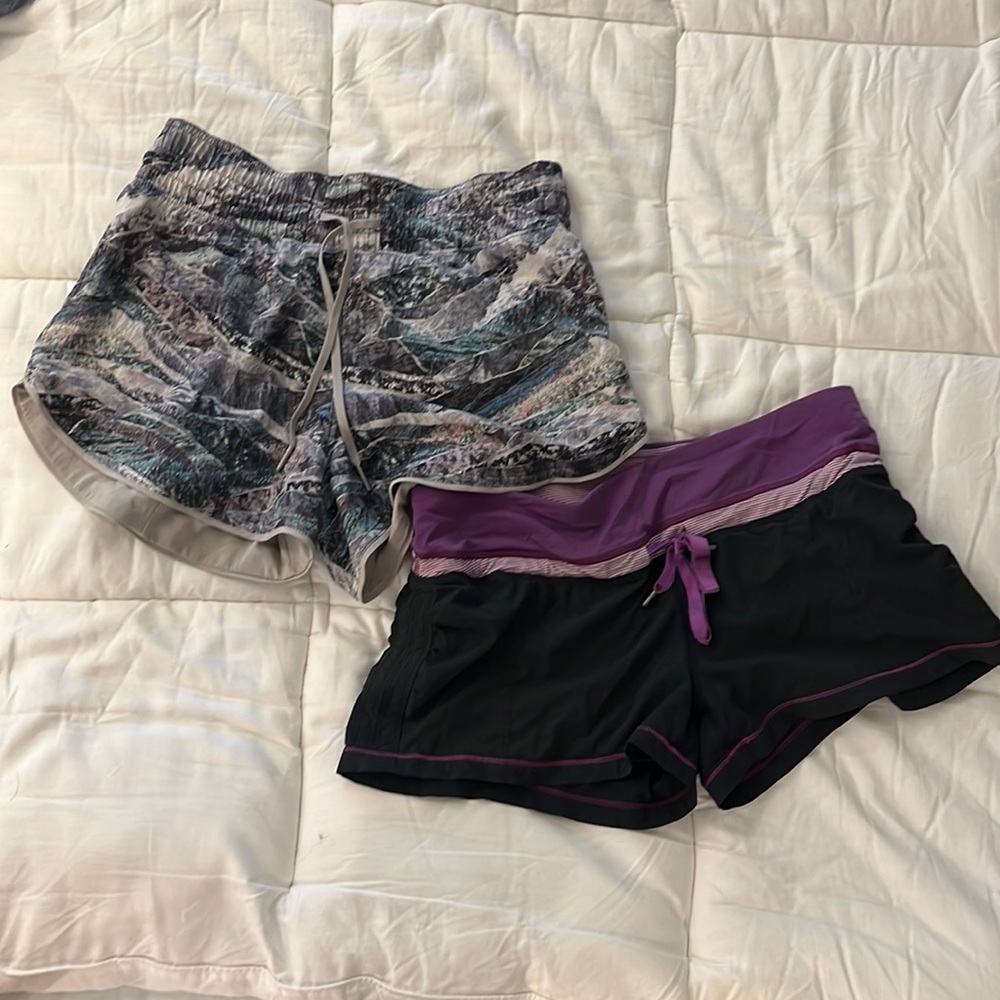 Lululemon shorts - 2 pair